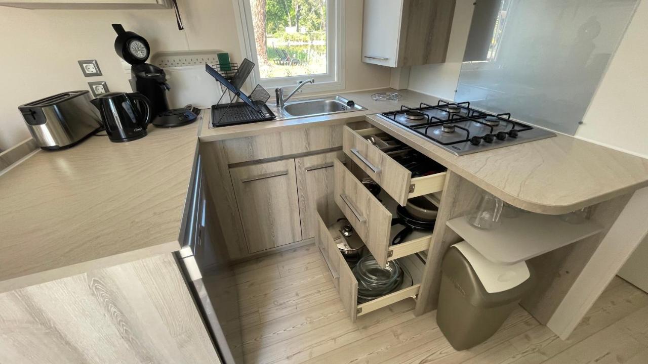 Mobil Home Xxl - Bord Lac - Camping Les Viviers - Lege Cap Ferret ภายนอก รูปภาพ